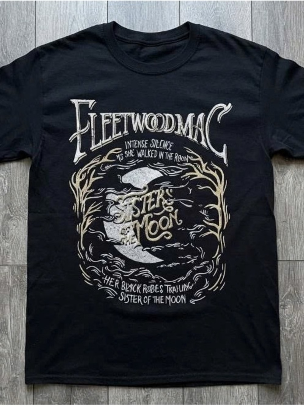 Black Fleetwood Mac 'Sister of the Moon' Graphic Tee